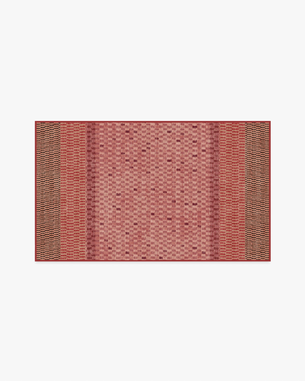 Mesa Check — Halı, Kırmızı, AREA, beyaz zemin, 3x5