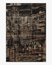 Ourea — Halı, Koyu Ahşap, AREA, beyaz zemin, 6x9