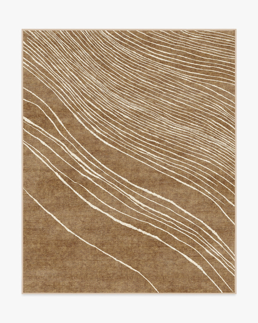 Dune — Halı, Sıcak Kahverengi, AREA, beyaz zemin, 8x10