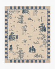 Storybook Grove — Halı, Doğal ve Mavi, AREA, beyaz zemin, 8x10