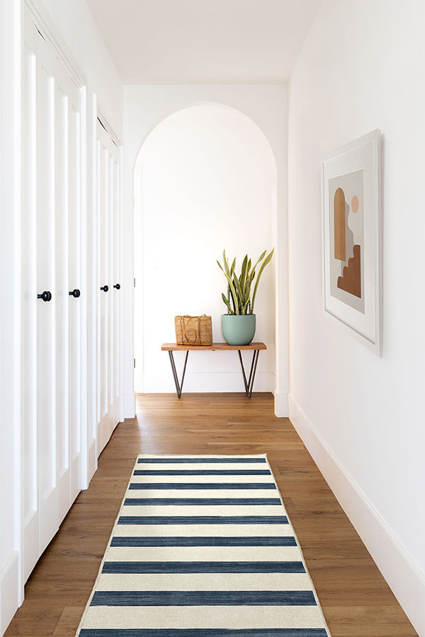 Sumi Sailor Stripe — Halı, Lacivert, RUNNER, yaşam alanı, 2x7