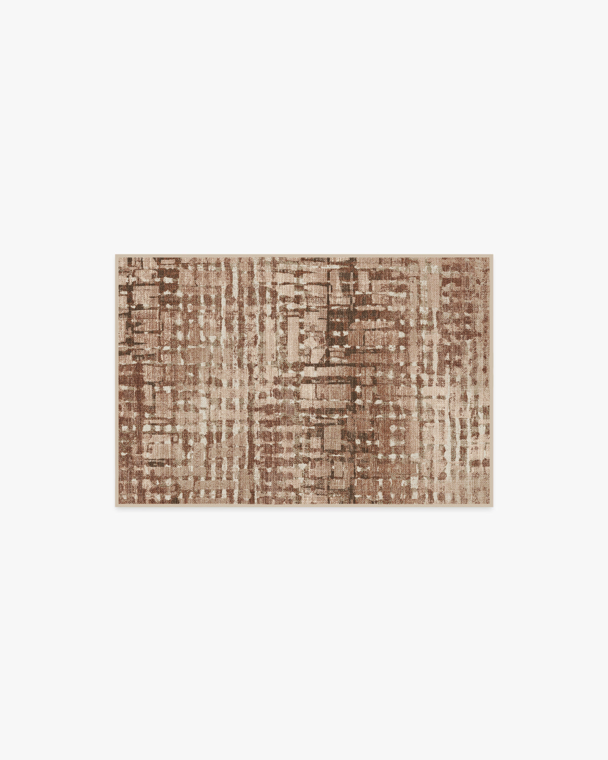 Brooklyn — Halı, Bakır Kil, AREA, beyaz zemin, 2x3