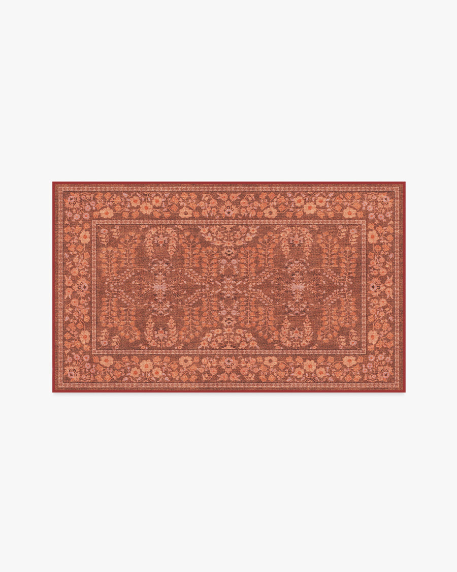 Amal — Halı, Terracotta, AREA, beyaz zemin, 3x5