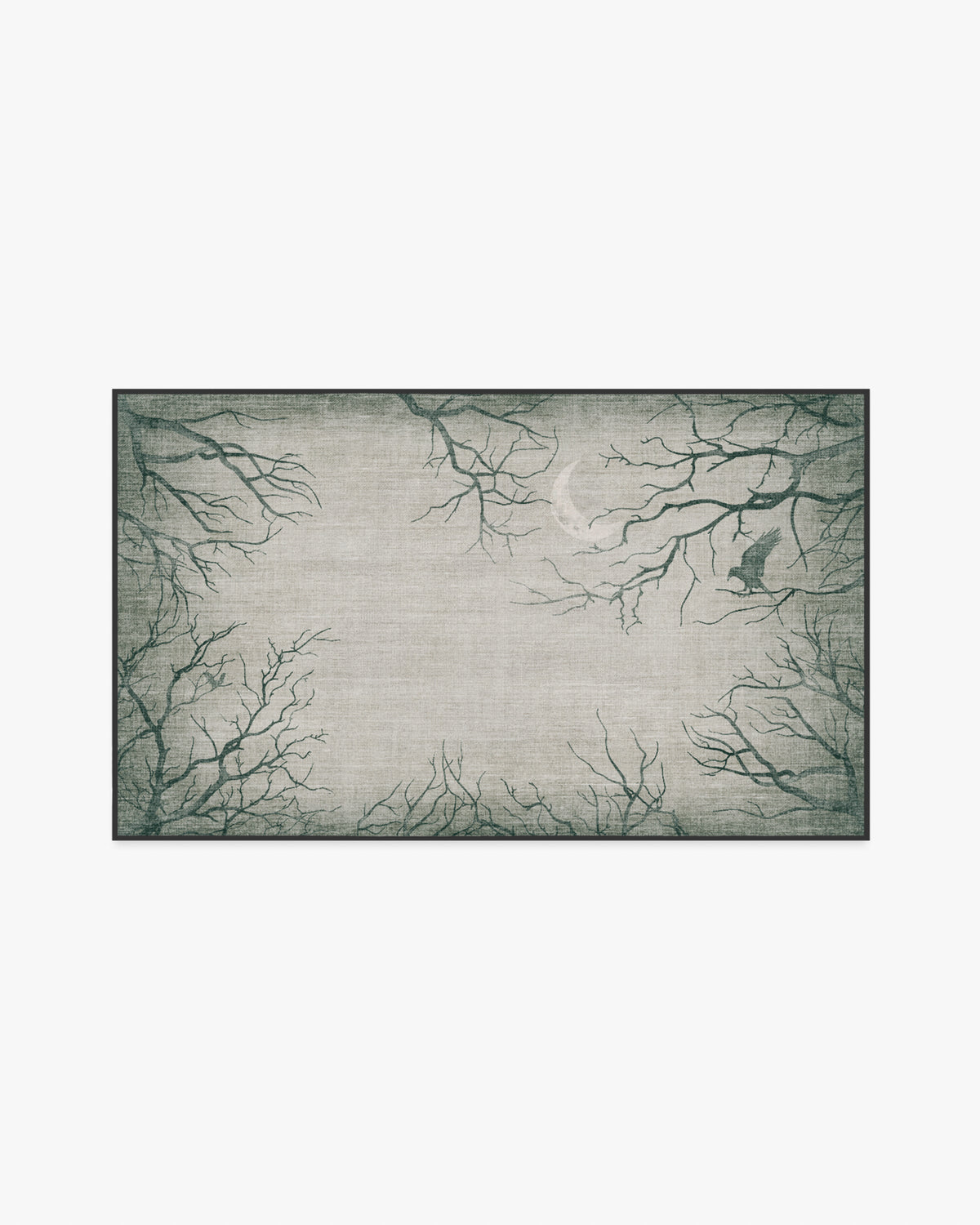Moonshadows — Halı, Gri, AREA, beyaz zemin, 3x5