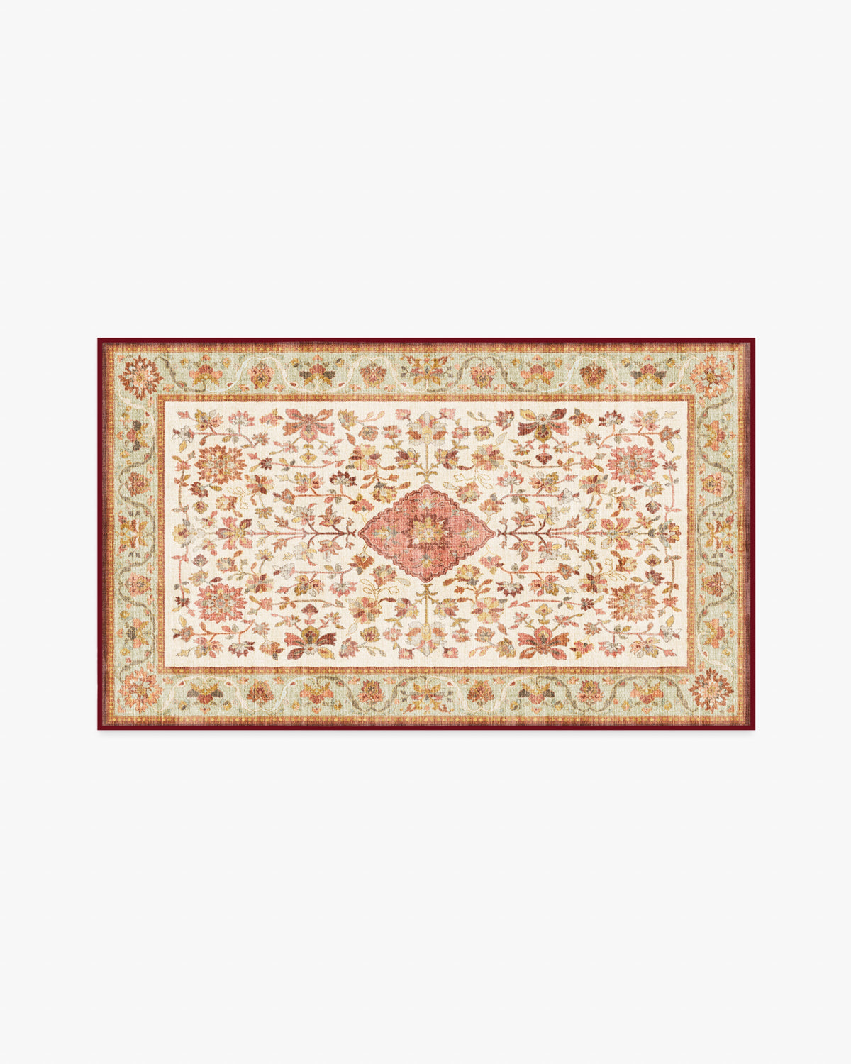 Mina — Halı, Warm Krem Pas, AREA, beyaz zemin, 3x5