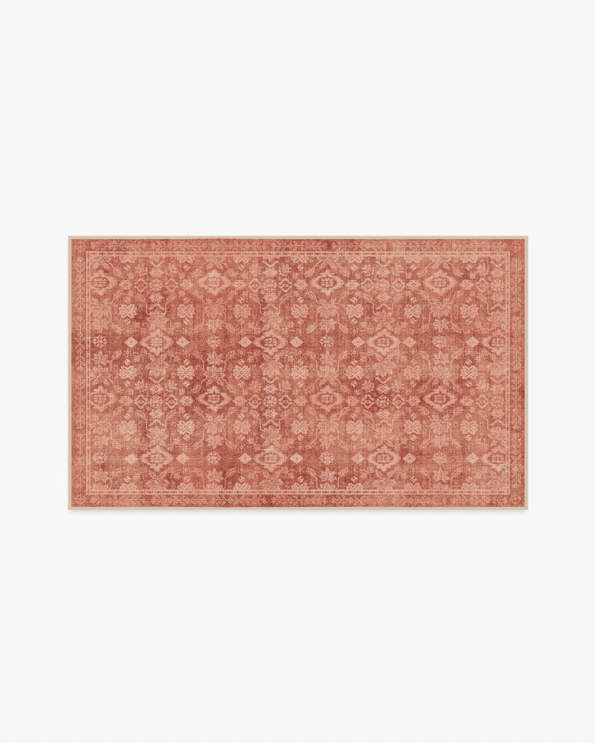 Neve — Halı, Terracotta, AREA, beyaz zemin, 3x5