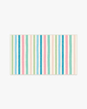 Sunbeam Stripe — Halı, Çok Renkli, AREA, beyaz zemin, 3x5