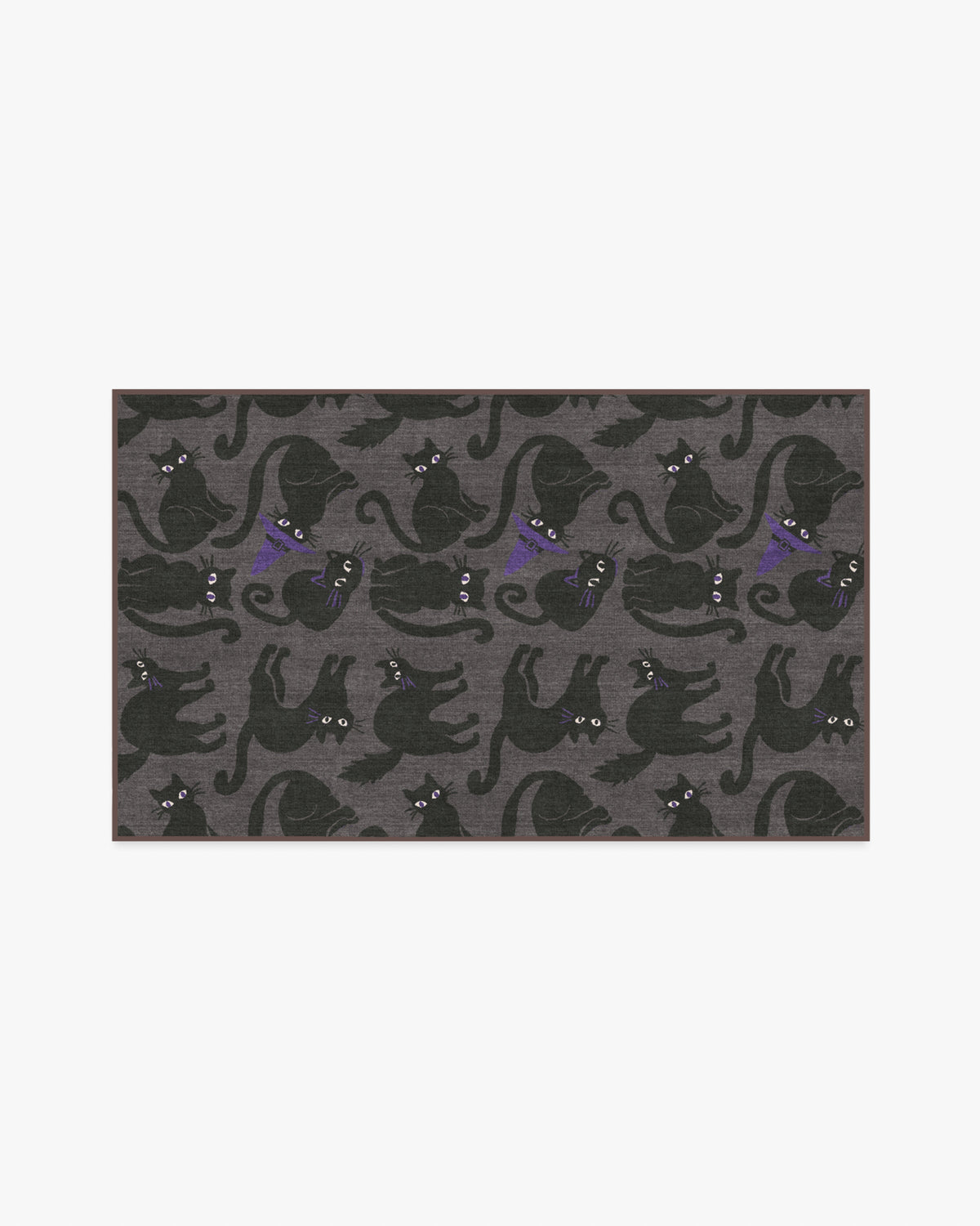Whisker Mischief — Halı, Antrasit, AREA, beyaz zemin, 3x5