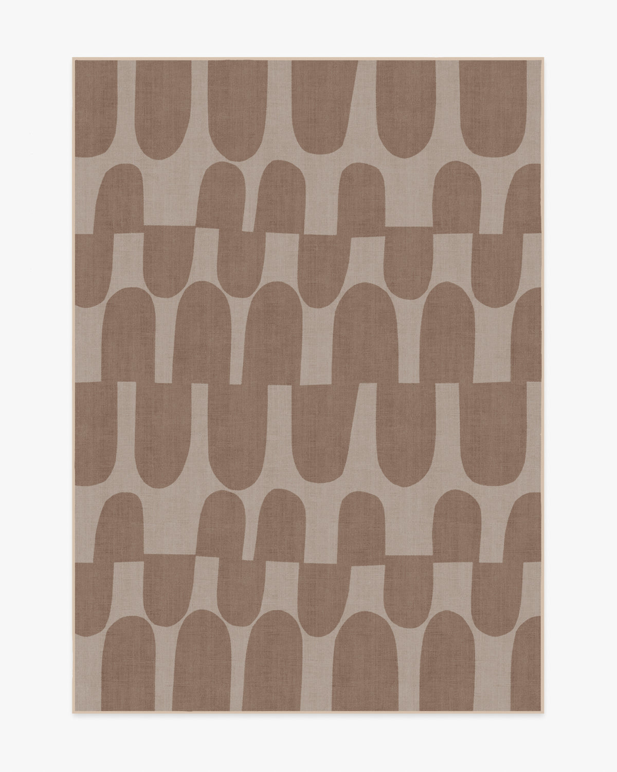 Ratsu — Halı, Taba, AREA, beyaz zemin, 5x7