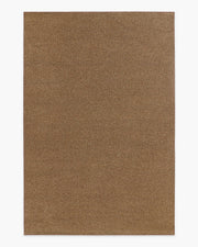 Haven Dark Natural Performance Weave — Halı, Kahverengi, AREA, beyaz zemin, 6x9