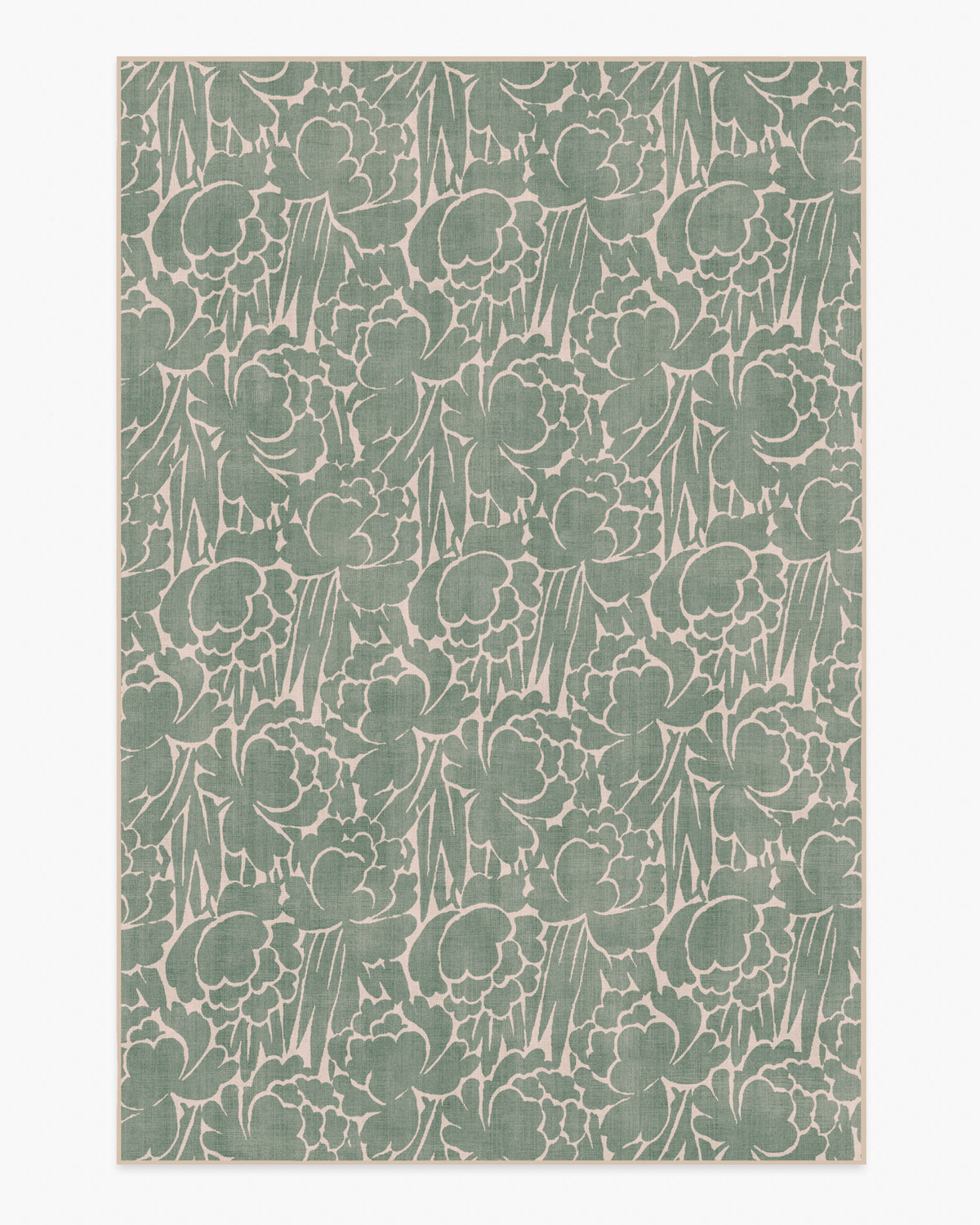 Corrine — Halı, Adaçayı Yeşili, AREA, beyaz zemin, 6x9