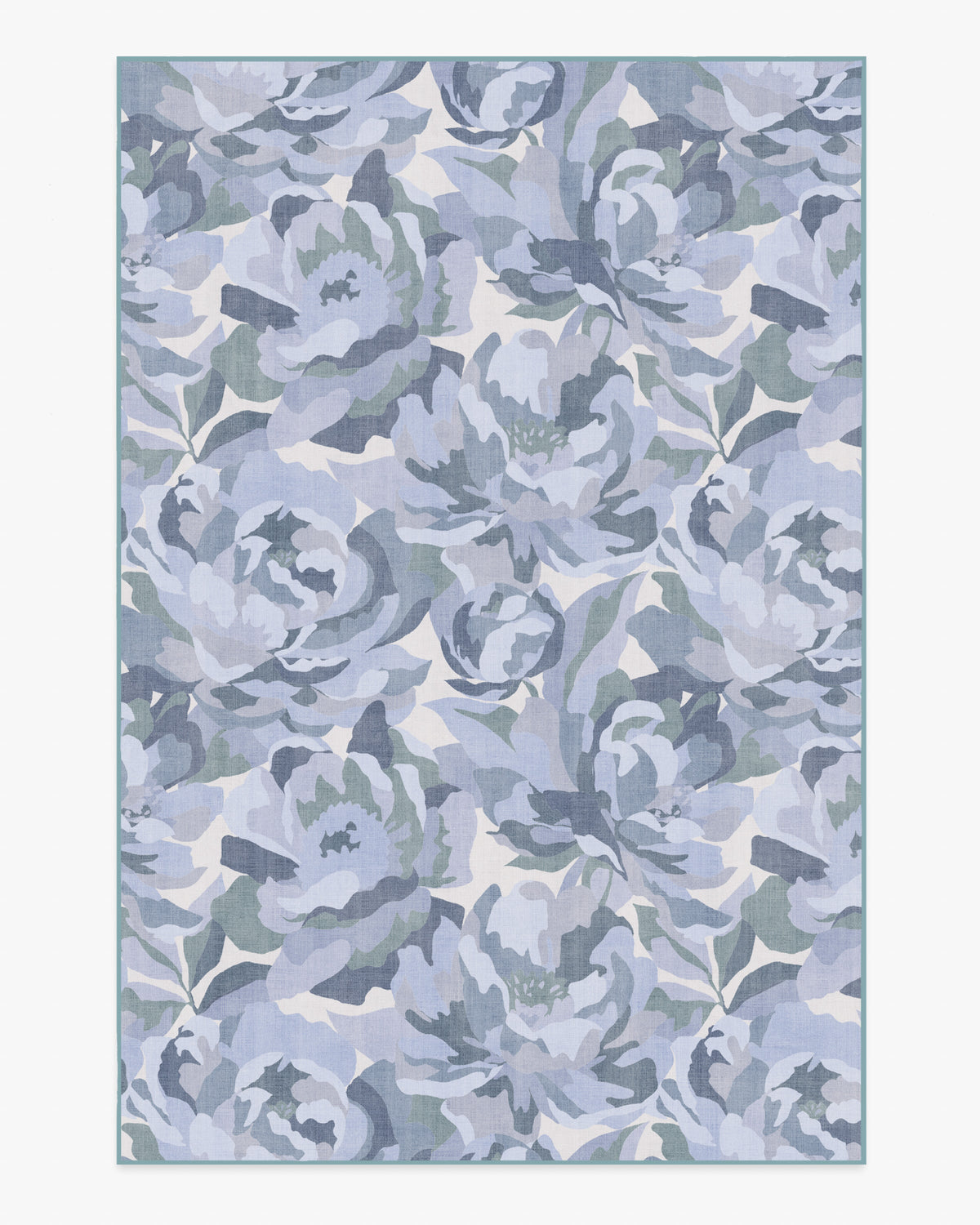 Fiona — Halı, Mavi, AREA, beyaz zemin, 6x9