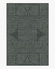 Callen — Halı, Antrasit, AREA, beyaz zemin, 6x9