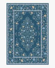 Emmeline — Halı, Mavi Çok Renkli, AREA, beyaz zemin, 6x9