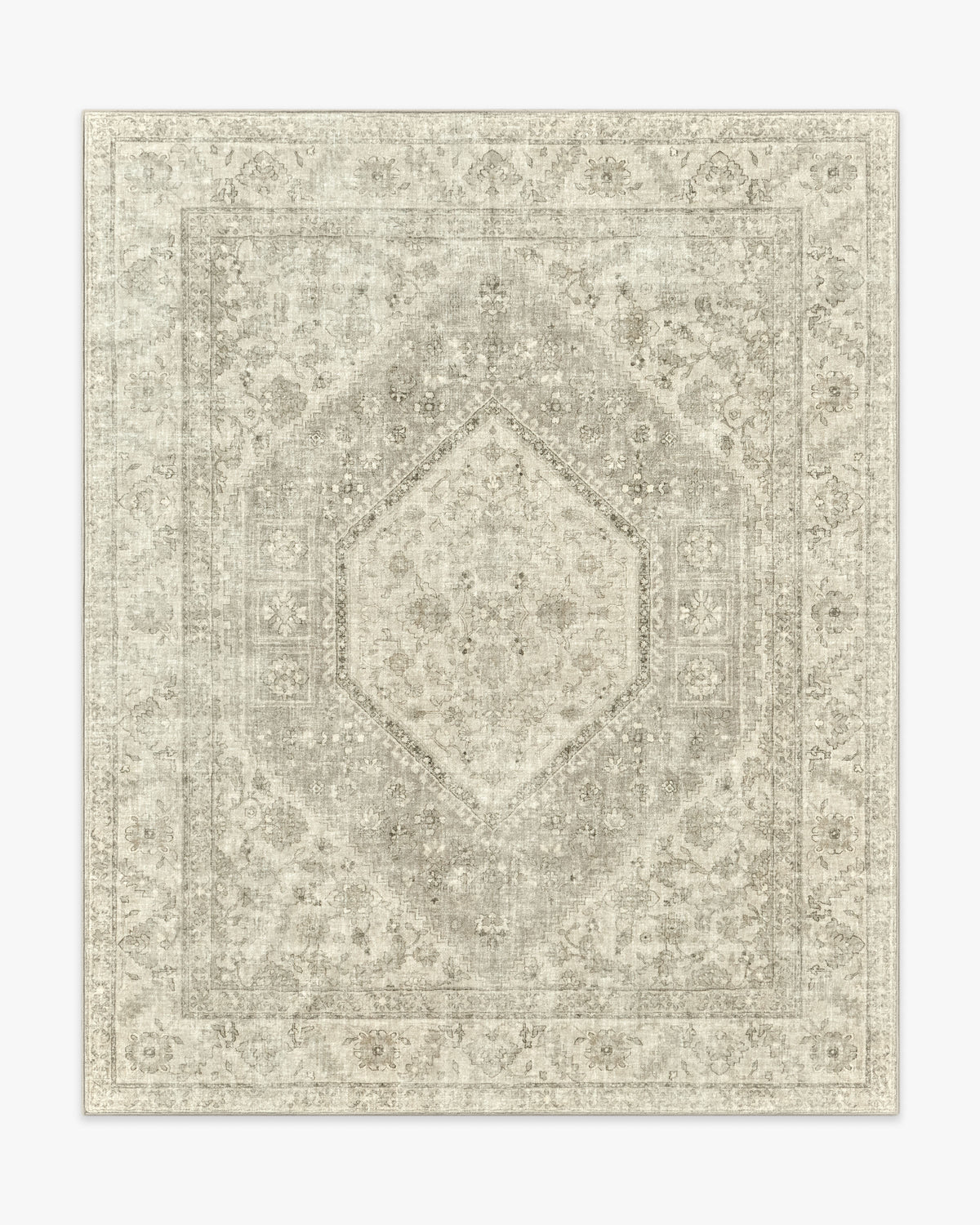 Soluna — Halı, Fildişi Doğal, AREA, beyaz zemin, 8x10