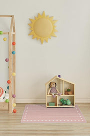 Dot Border — Halı, Pembe, AREA, yaşam alanı, 2x3