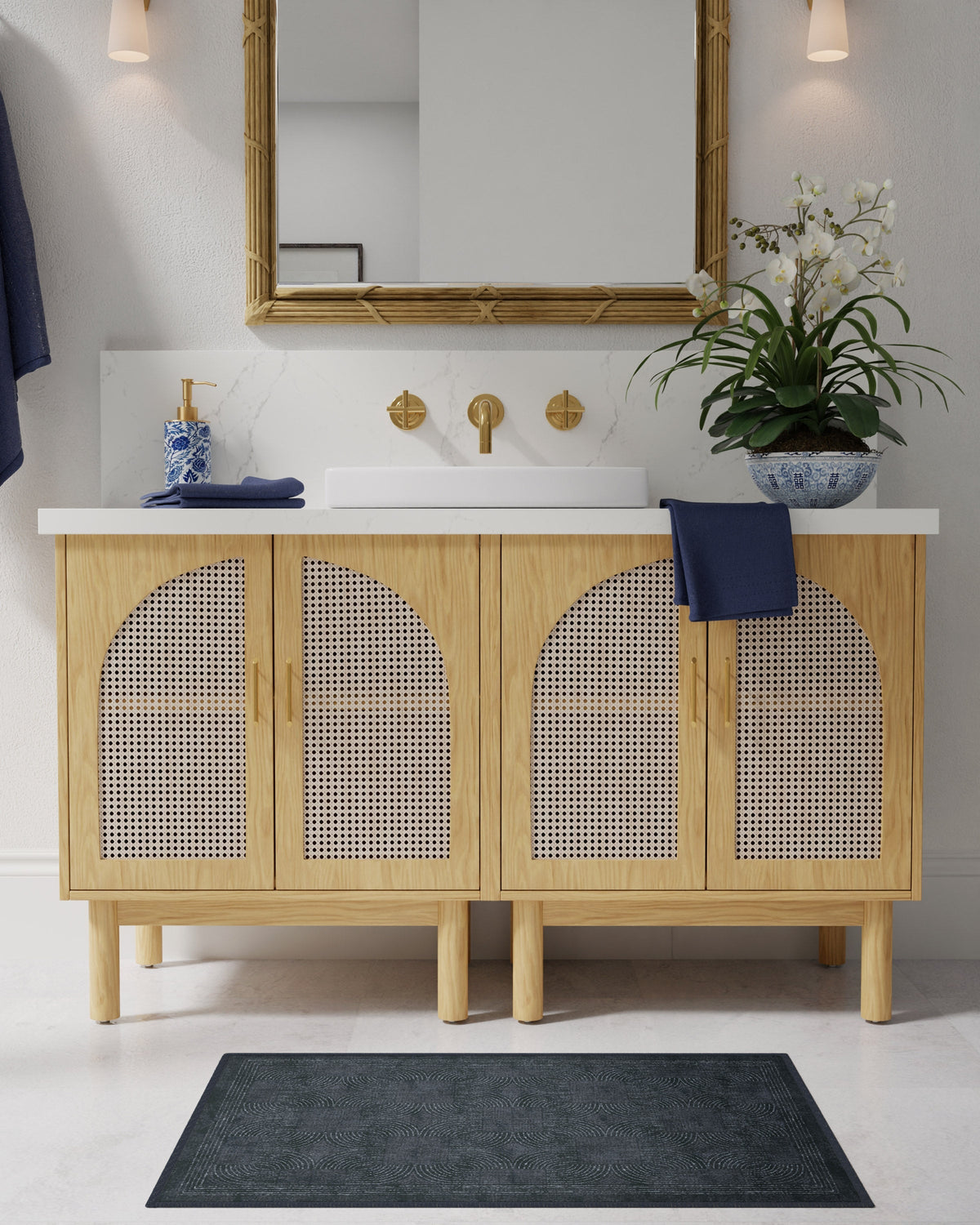 Montecito — Halı, Çivit, AREA, yaşam alanı, 2x3