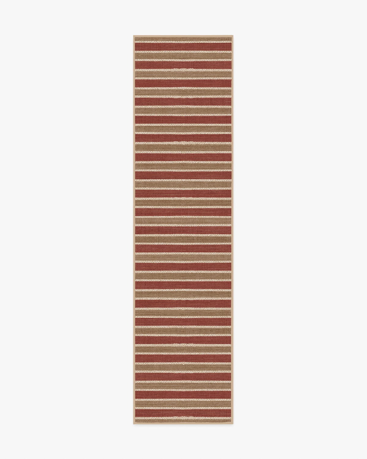 Wells — Halı, Kırmızı ve Doğal, RUNNER, beyaz zemin, 2x10