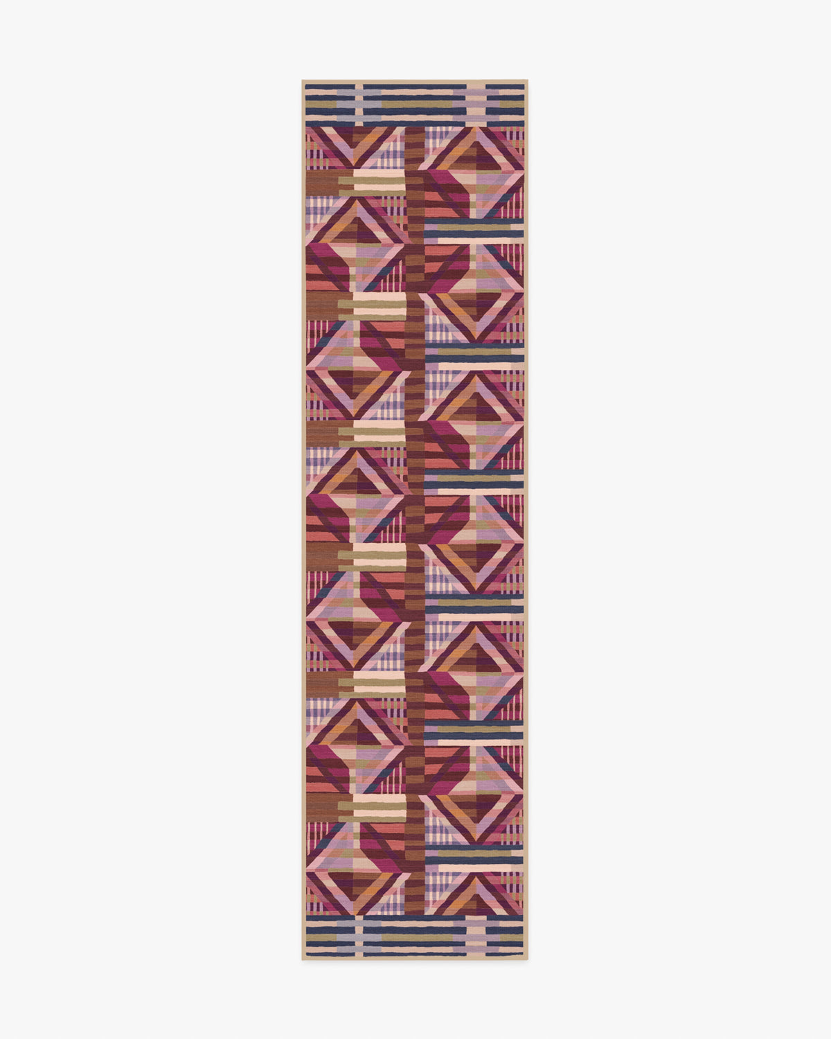 Paloma — Halı, Berry Kırmızı, RUNNER, beyaz zemin, 2x10