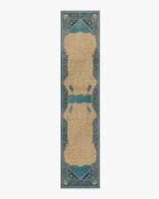 Tigris — Halı, Mavi, RUNNER, beyaz zemin, 2x12