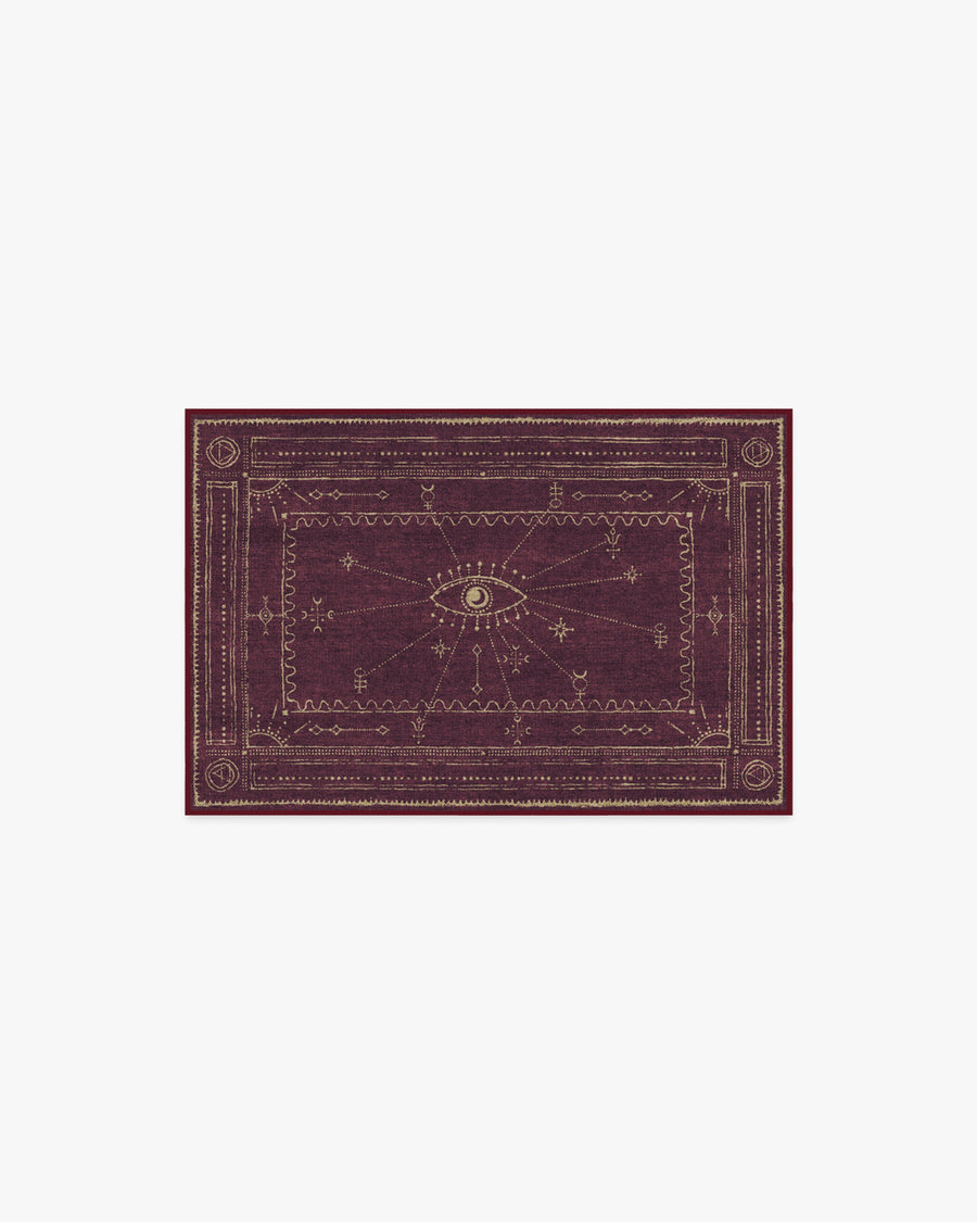 Velith — Halı, Bordo, AREA, beyaz zemin, 2x3