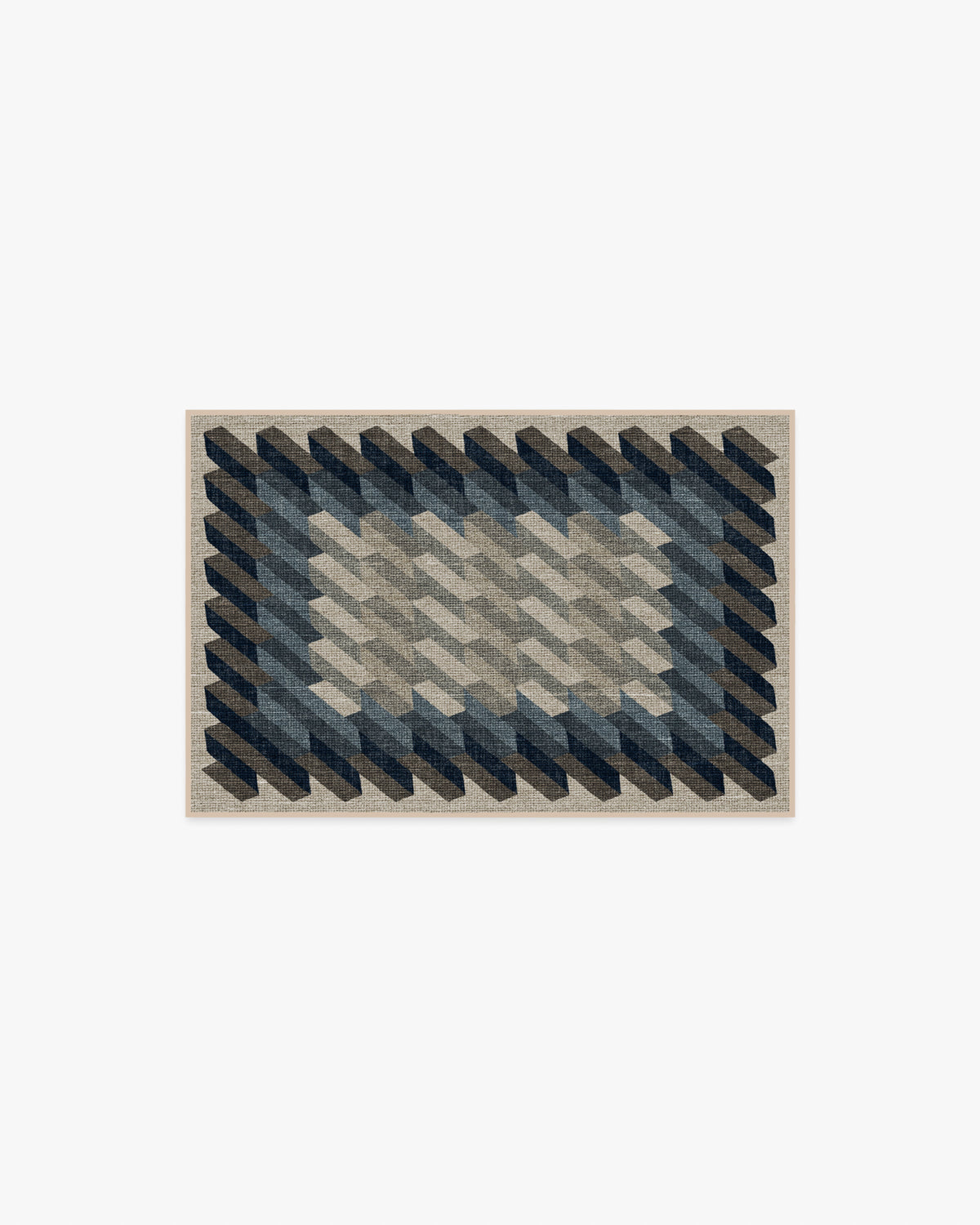 Echo — Halı, Antrasit, AREA, beyaz zemin, 2x3