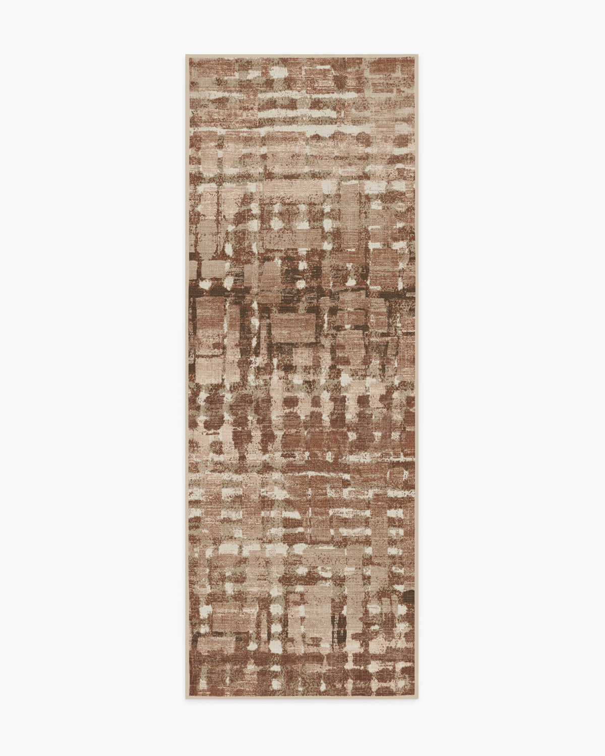 Brooklyn — Halı, Bakır Kil, RUNNER, beyaz zemin, 2x7