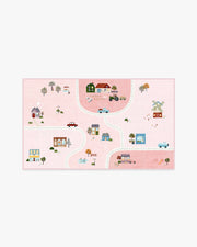 About Town — Halı, Pembe, AREA, beyaz zemin, 3x5