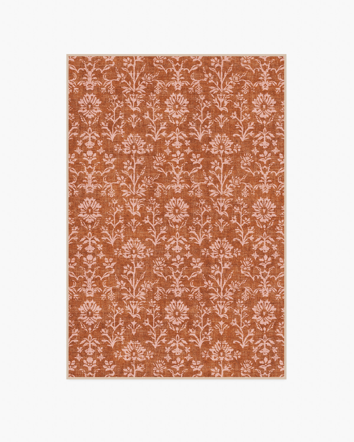Ravina — Halı, Terracotta, AREA, beyaz zemin, 4x6