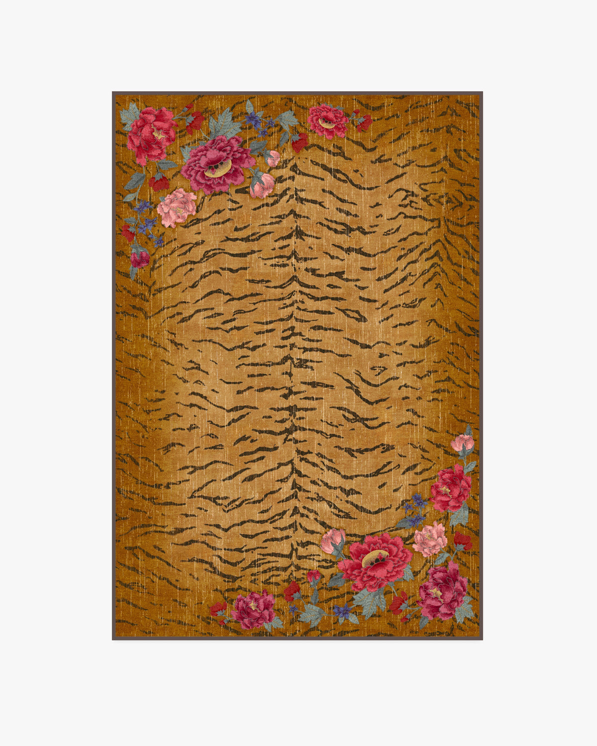 Bengal Bloom — Halı, Çok Renkli, AREA, beyaz zemin, 4x6