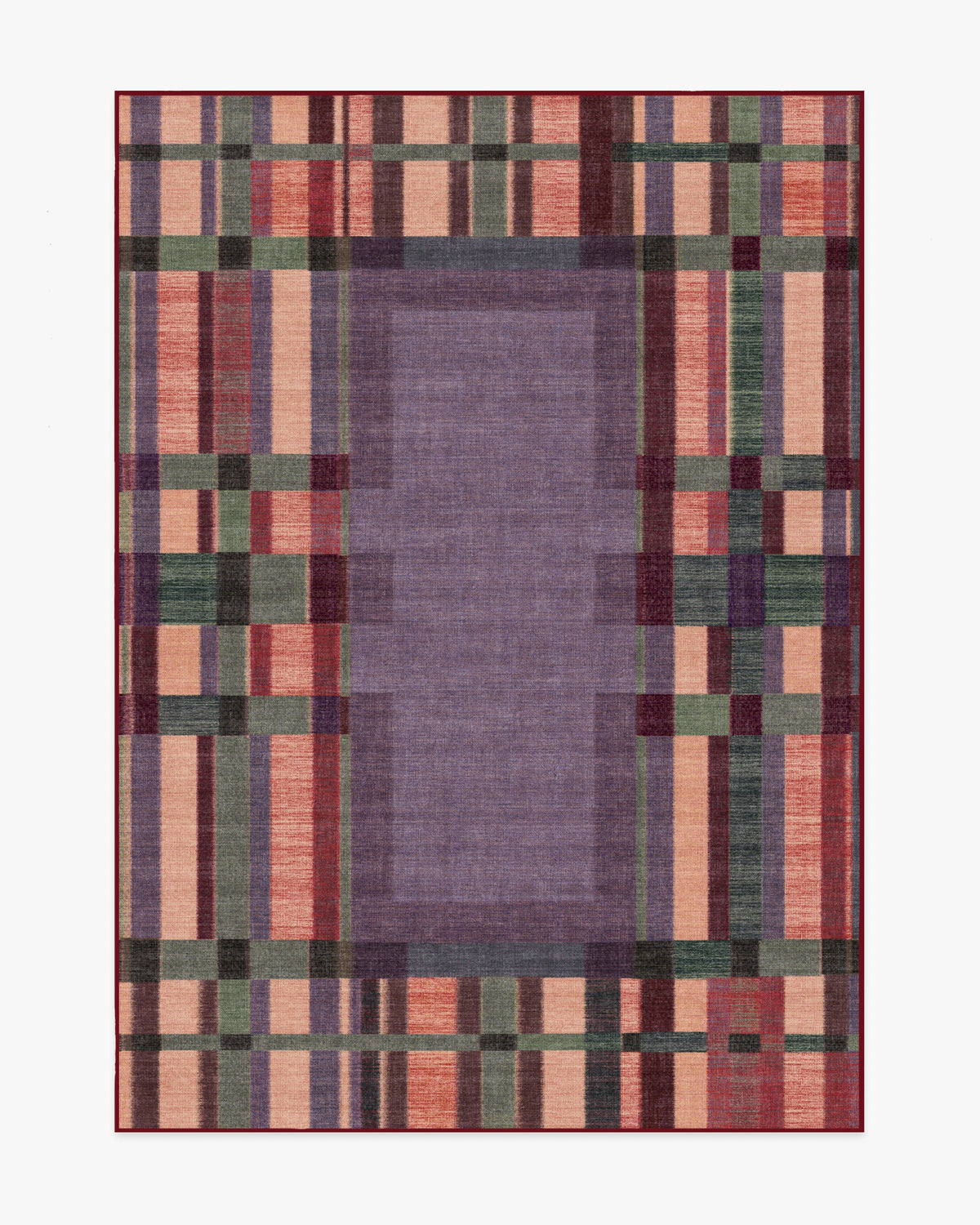 Lad — Halı, Leylak, AREA, beyaz zemin, 5x7