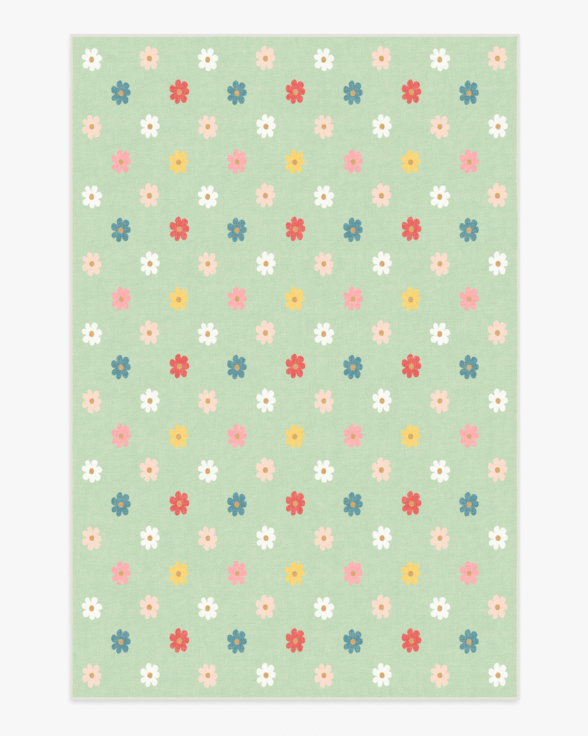Oopsy Daisy — Halı, Çok Renkli, AREA, beyaz zemin, 6x9