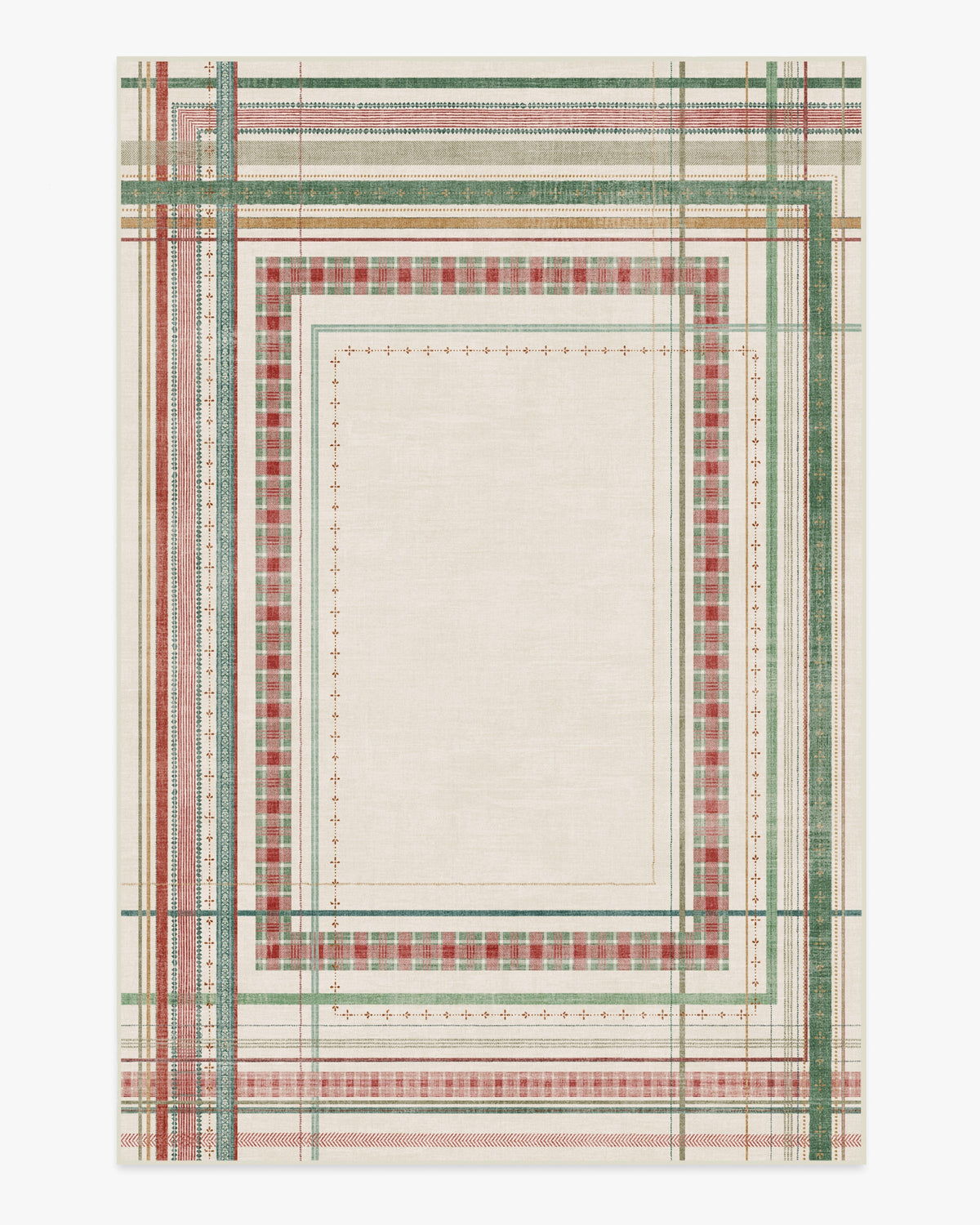Callie Holiday — Halı, Çok Renkli, AREA, beyaz zemin, 6x9