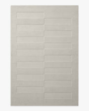 Ryder — Halı, Dove Gri, AREA, beyaz zemin, 6x9