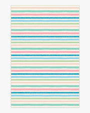 Sunbeam Stripe — Halı, Çok Renkli, AREA, beyaz zemin, 6x9