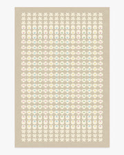 Ditzy Daisy — Halı, Nötr, AREA, beyaz zemin, 6x9