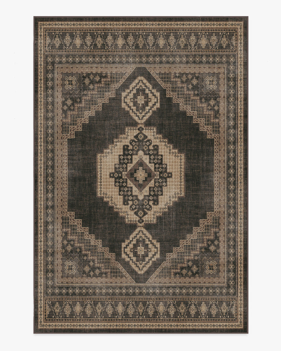 Rayne — Halı, Antrasit Taba, AREA, beyaz zemin, 6x9