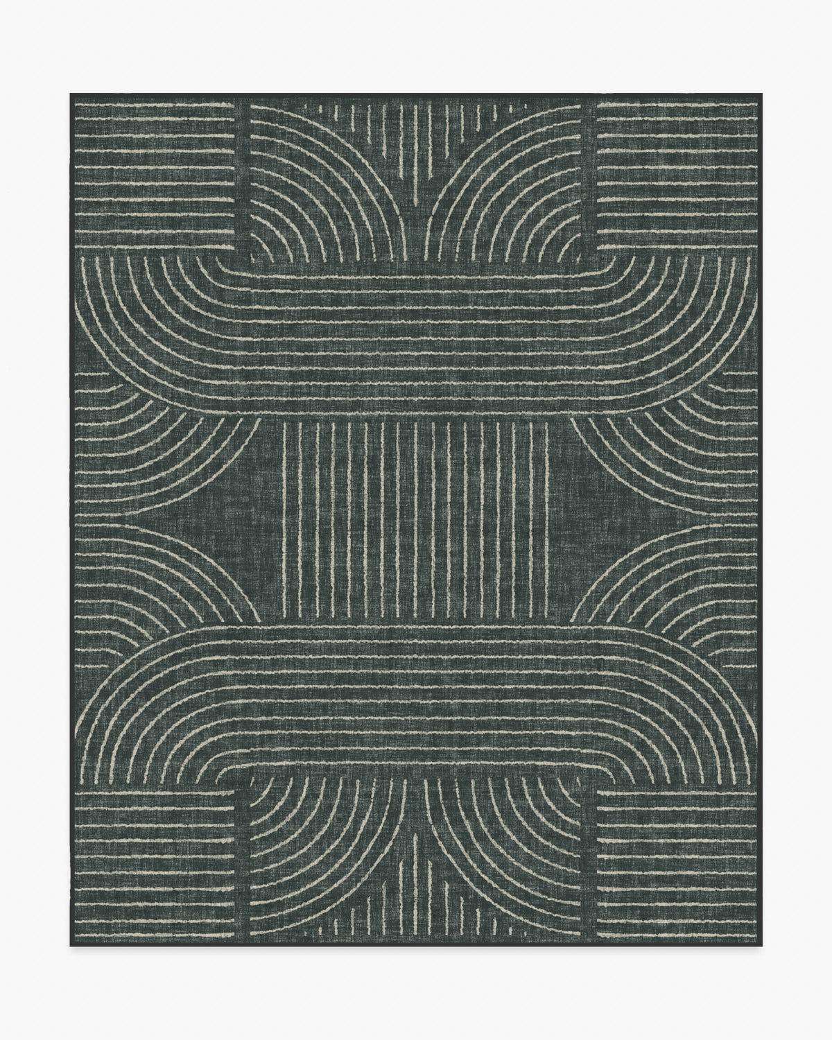 Callen — Halı, Antrasit, AREA, beyaz zemin, 8x10