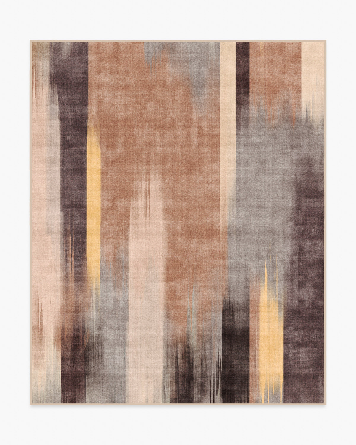 Ombre Mirage — Halı, Golden Kahverengi, AREA, beyaz zemin, 8x10