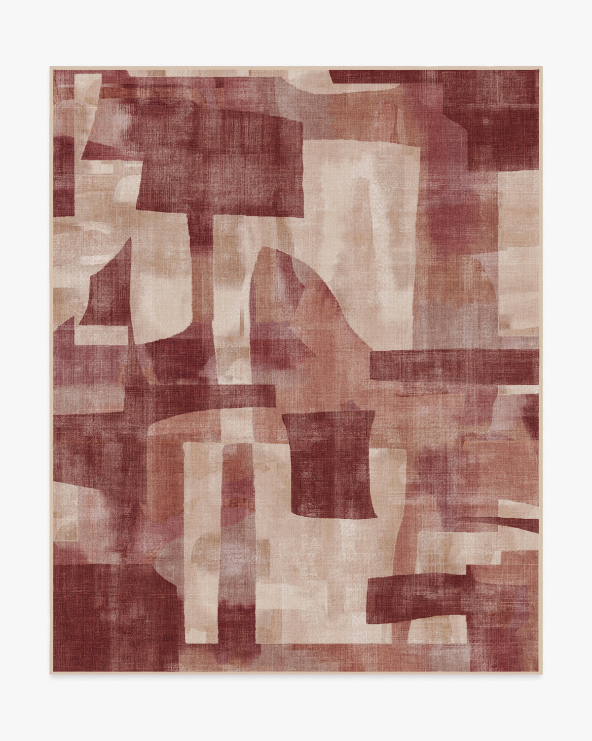 Kasbah — Halı, Kırmızı, AREA, beyaz zemin, 8x10