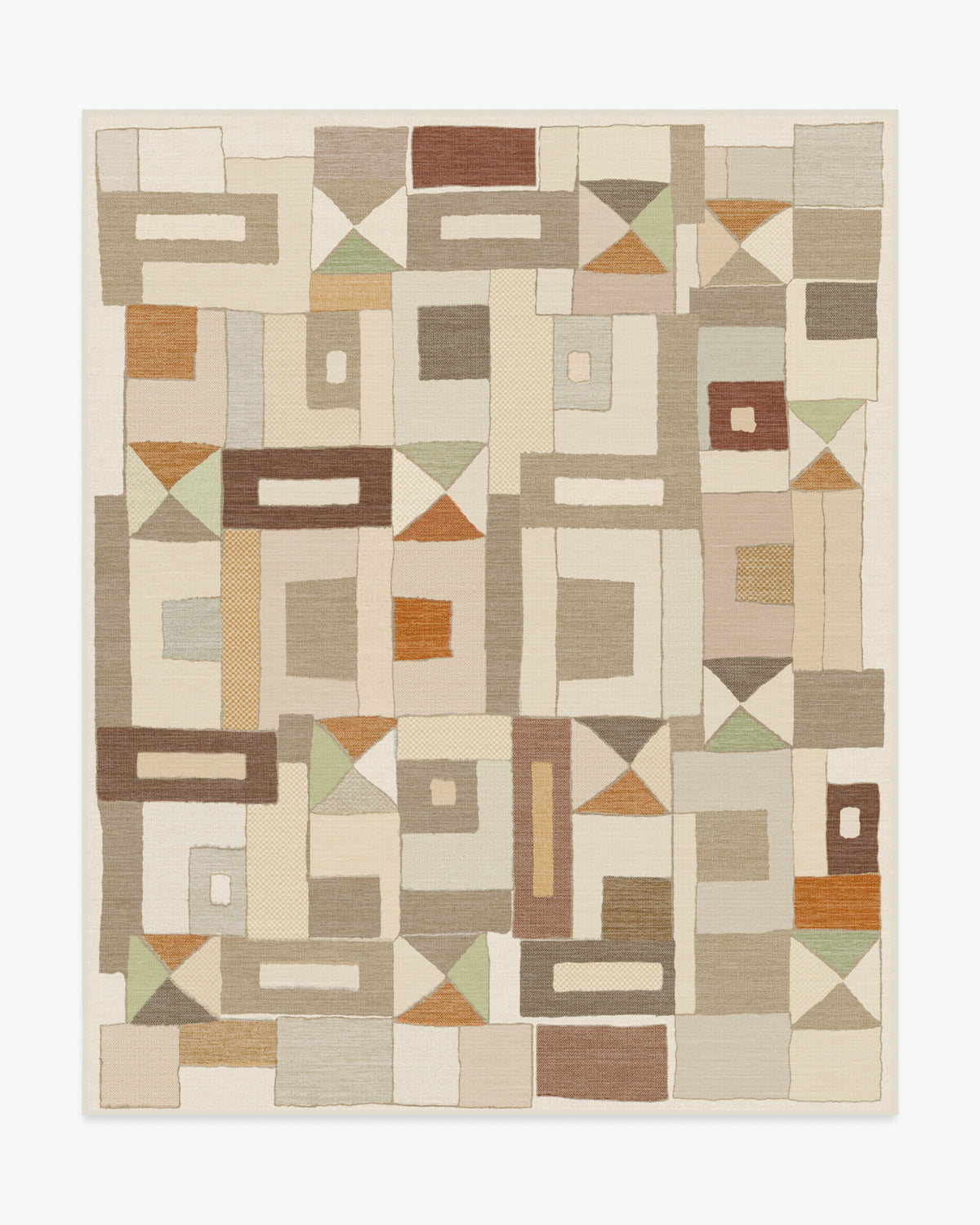 Modra — Halı, Doğal Terra, AREA, beyaz zemin, 8x10