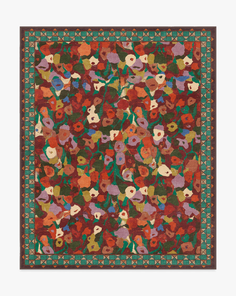 Vera — Halı, Pas Çok Renkli, AREA, beyaz zemin, 8x10