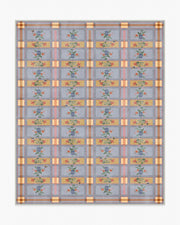 Quinnlyn — Halı, Arduvaz Mavi Çok Renkli, AREA, beyaz zemin, 8x10