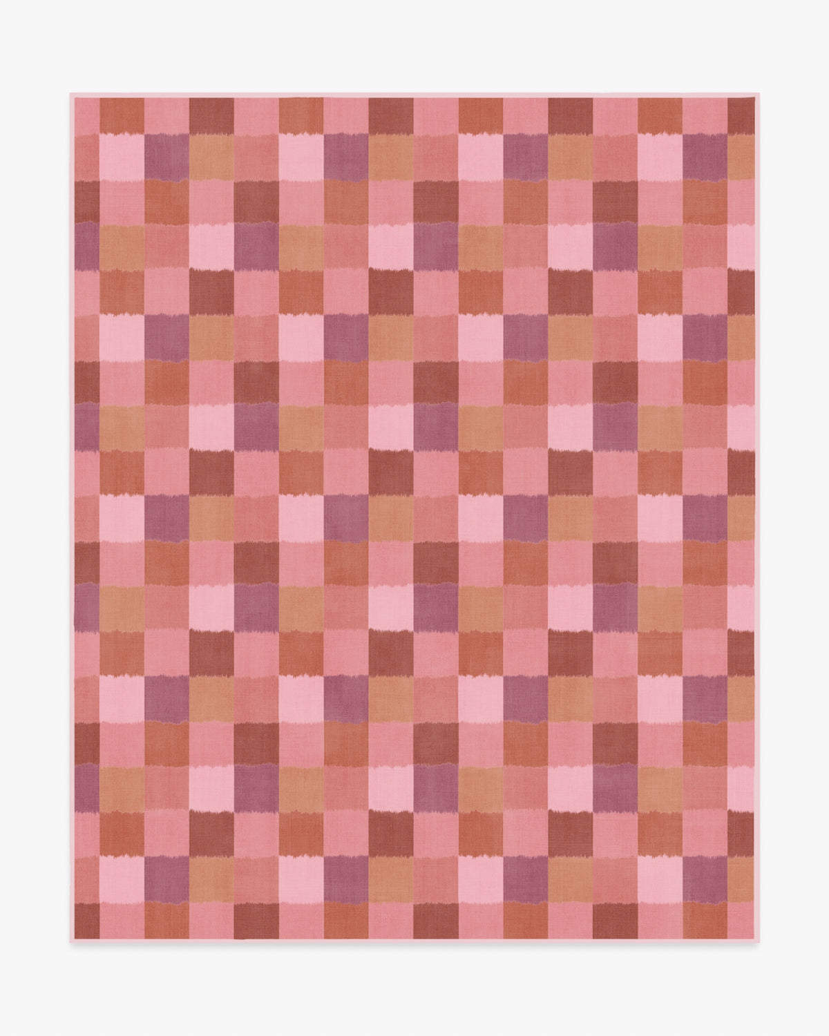Ostjakki — Halı, Pembe Turuncu, AREA, beyaz zemin, 8x10