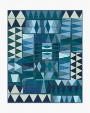 Cadra — Halı, Mavi Turkuaz, AREA, beyaz zemin, 8x10