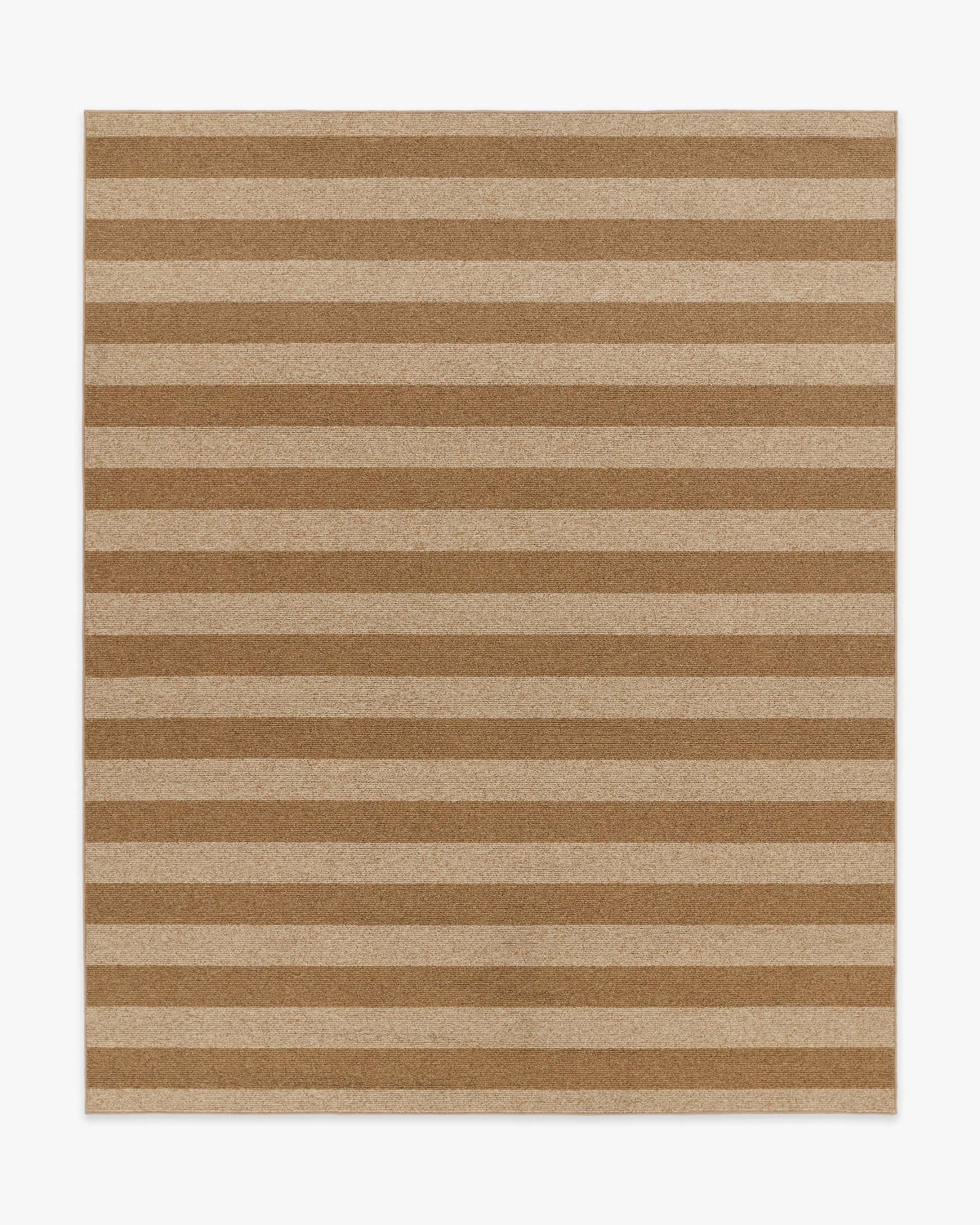 Nolan Bold Stripe Natural Dark Natural Performance Weave — Halı, Kahverengi, AREA, beyaz zemin, 8x10