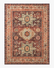 Avila — Halı, Crimson Kırmızı, AREA, beyaz zemin, 9x12