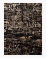 Ourea — Halı, Koyu Ahşap, AREA, beyaz zemin, 9x12