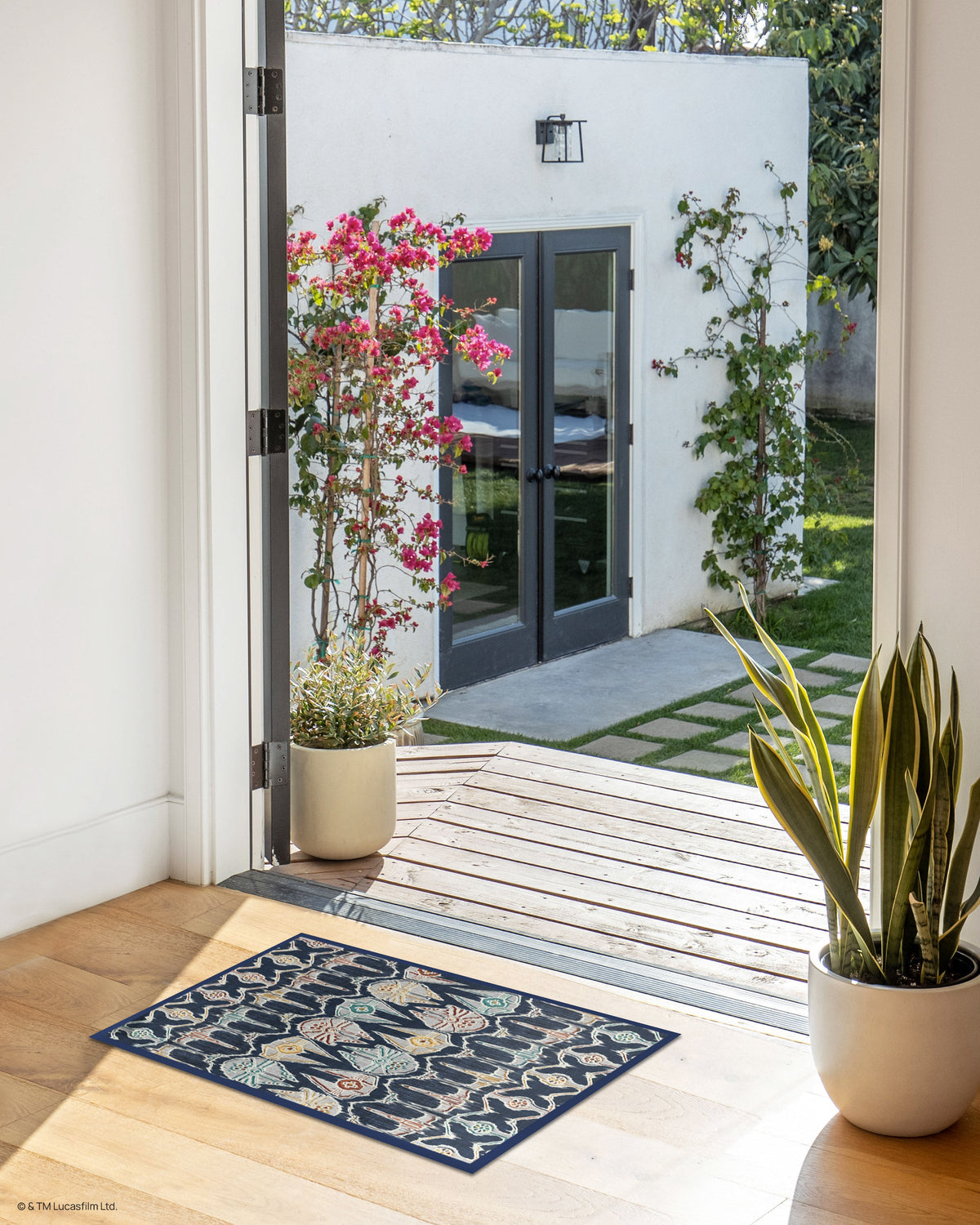Corellian Ikat — Halı, Lacivert, AREA, yaşam alanı, 2x3