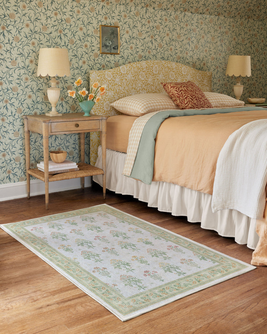 Morris And Co Meadow Sweet — Halı, Fildişi Yeşil, AREA, yaşam alanı, 3x5